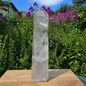 Bergkristall, Quarz, Obelisk geschliffen - 30x7x4 cm - Nr 71