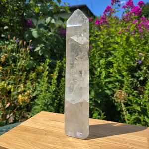 Bergkristall, Quarz, Obelisk geschliffen - 30x7x4 cm - Nr 71