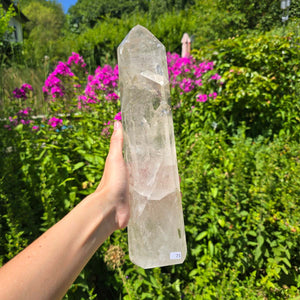 Bergkristall, Quarz, Obelisk geschliffen - 30x7x4 cm - Nr 71