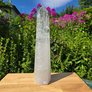 Bergkristall, Quarz, Obelisk geschliffen - 30x7x6 cm - Nr 75