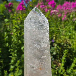 Bergkristall, Quarz, Obelisk geschliffen - 30x7x4 cm - Nr 78