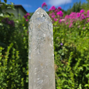 Bergkristall, Quarz, Obelisk geschliffen - 32x7x7 cm - Nr 79
