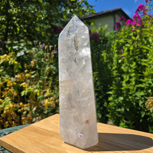 Bergkristall, Quarz, Obelisk geschliffen - 28x9x6 cm - Nr 81