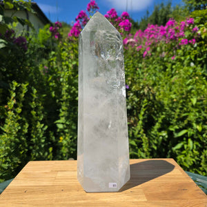 Bergkristall, Quarz, Obelisk geschliffen - 30x9x6 cm - Nr 85