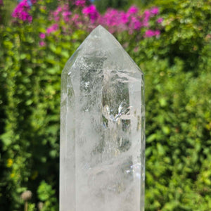 Bergkristall, Quarz, Obelisk geschliffen - 30x9x6 cm - Nr 85