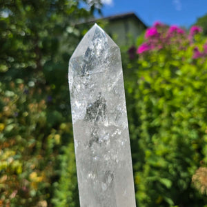 Bergkristall, Quarz, Obelisk geschliffen - 34x5x3 cm - Nr 92