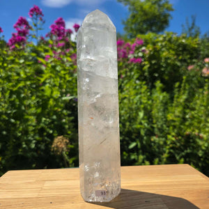 Kryształ górski, kwarc, obelisk szlifowany UNIKAT Nr 93