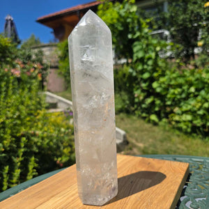 Kryształ górski, kwarc, obelisk szlifowany UNIKAT Nr 93