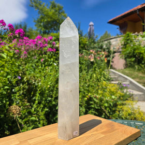 Bergkristall, Quarz, Obelisk geschliffen - 30x6x5 cm - Nr 98