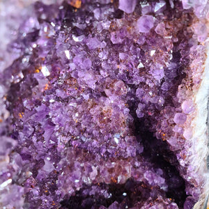 Amethyst mit Rutil