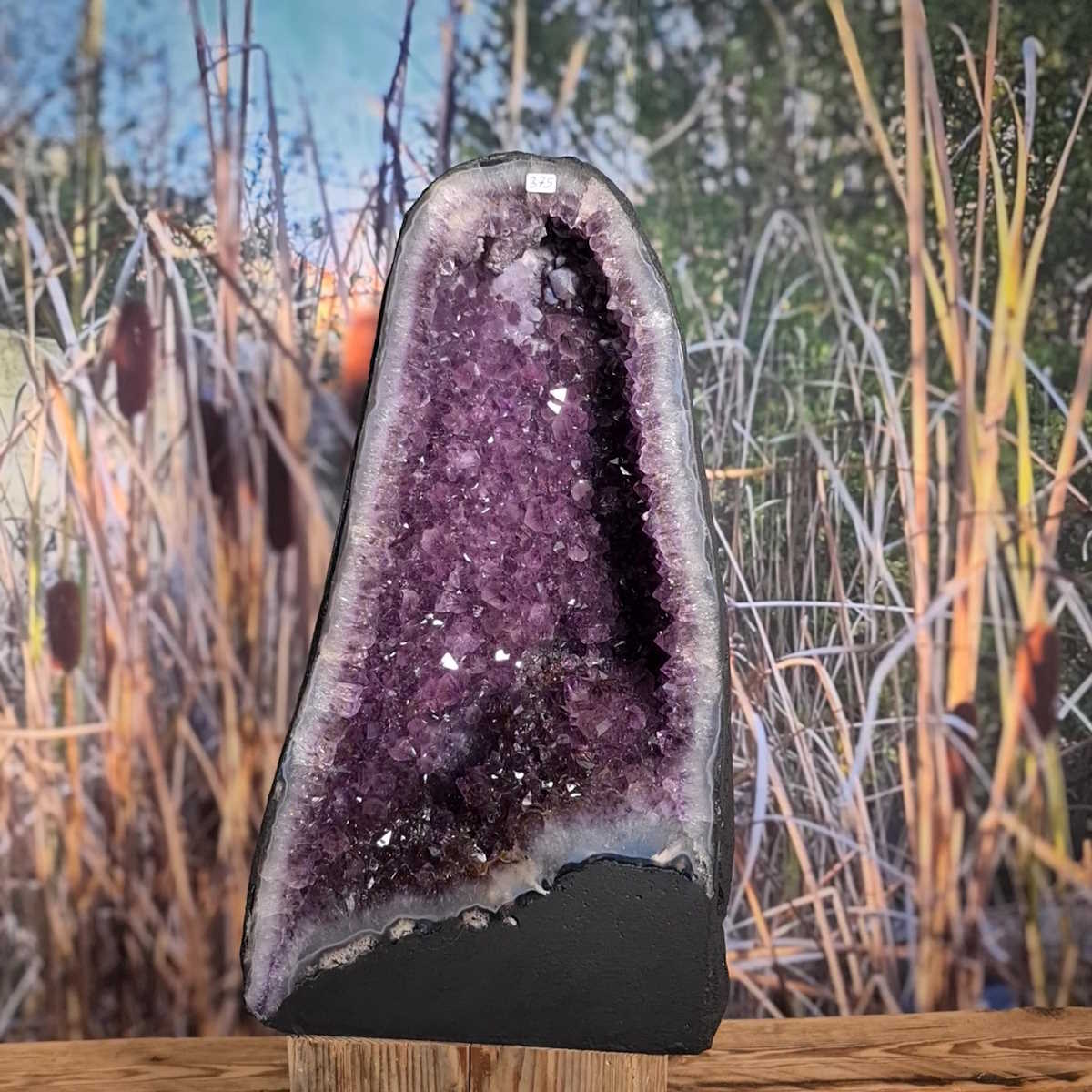 Amethyst mit Achat