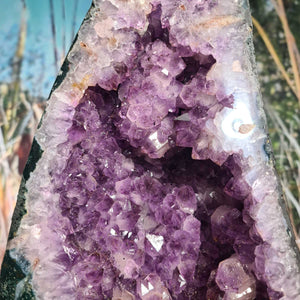 Amethyst mit Chalcedon 
