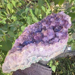 Rohes Amethyst Geodenstück Steinwelten 