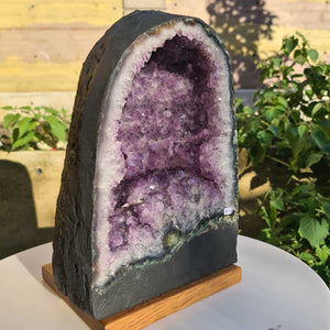 Steinwelten Amethystgeode