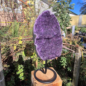 Amethyst Druse mit kleinen Spitzen