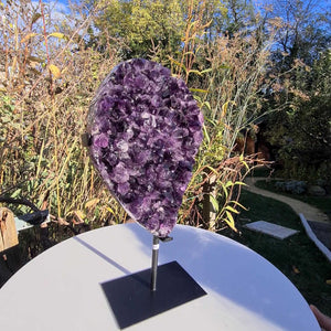 Amethyst Geode auf Ständer