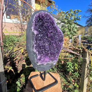 Rohe Amethystgeode 