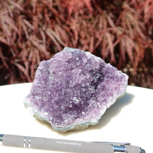 Amethyst Drusen 1A Qualität, 10x9cm, einzigartige Geode aus Uruguay im Onlineshop kaufen.