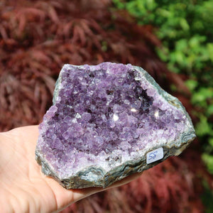 Amethyst Drusen 1A Qualität, 10x10cm, einzigartiges Unikat Nr. 58, verstärkt Spiritualität und Harmonie, aus Uruguay