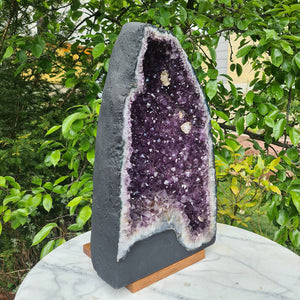 Amethyst Geoden von Steinwelten 374
