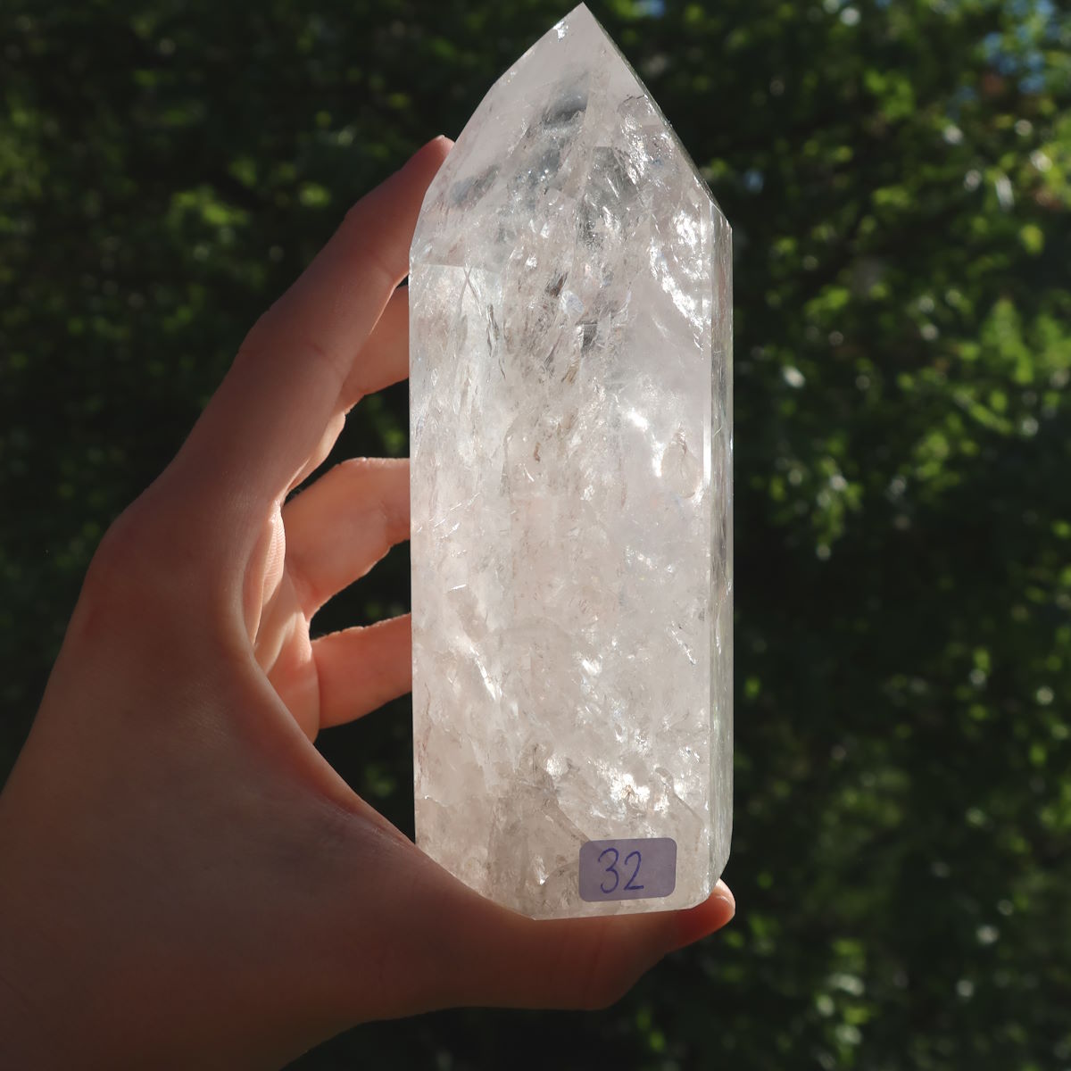 Geschliffene Bergkristall Spitze kaufen 