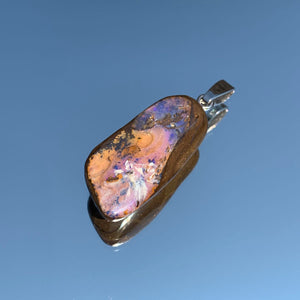 Silberanhänger aus Opal