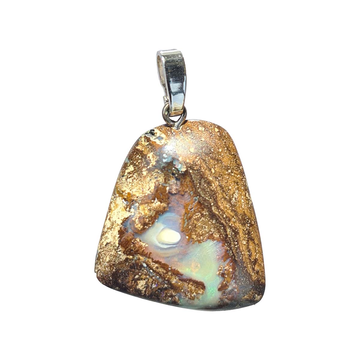 Boulder-Opal-Silberschlaufe-Nr.13