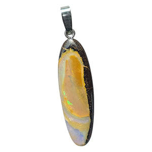 Boulder-Opal-Silberschlaufe-Nr.55