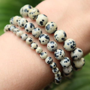Dalmatiner Kugelarmband Steinwelten