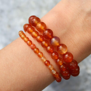 Karneol Kugelarmband