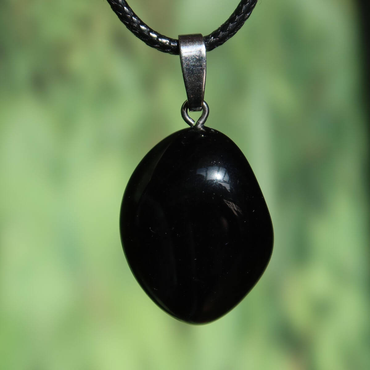 Regenbogenobsidian Anhänger - Intuition und Blockaden lösen - Nr. 7, einzigartig schimmernd und faszinierend designed in unserer Werkstatt