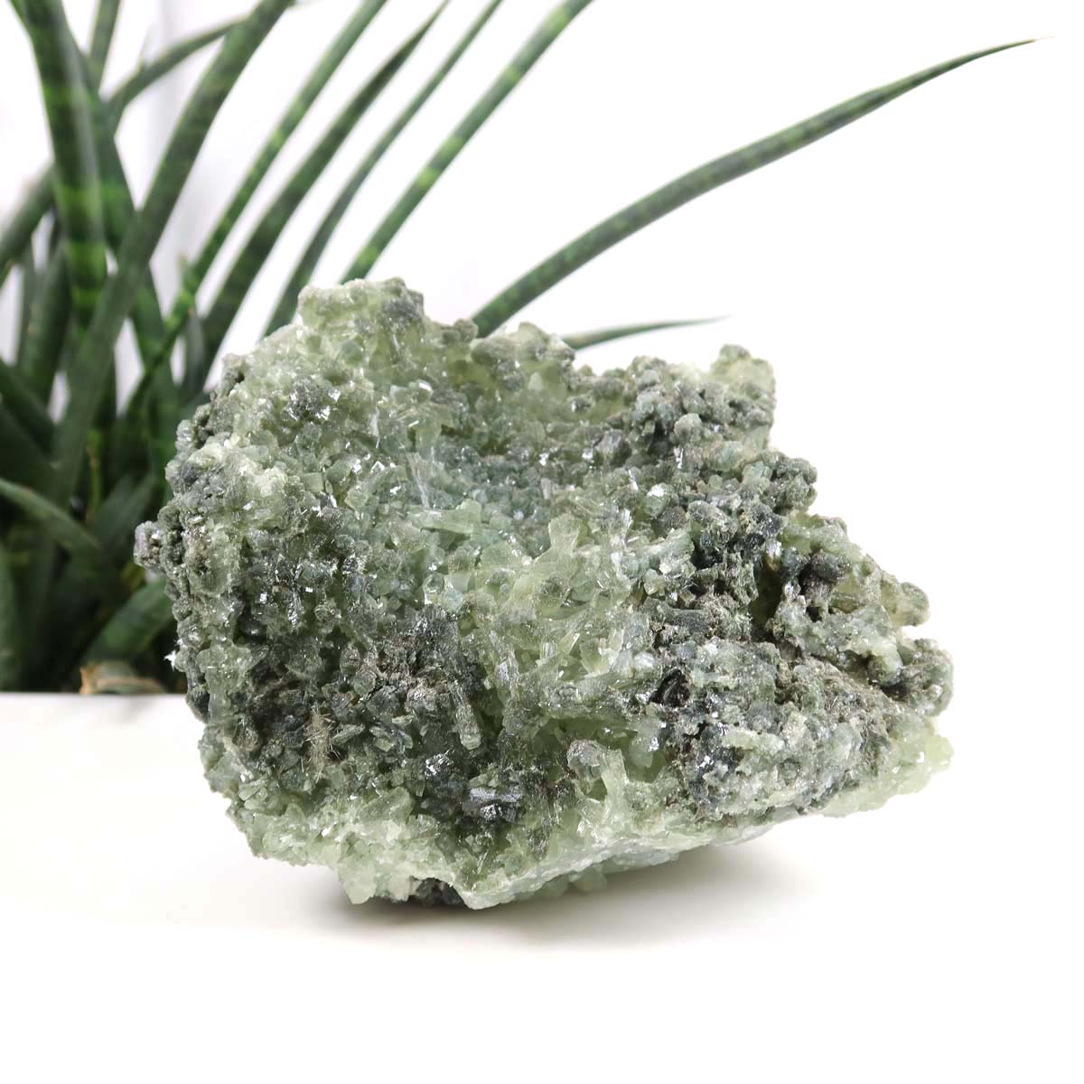 Prehnit 1A Kristall Stufe – aus Marokko 12x8cm - Exklusive Stücke für Sammler und Liebhaber Unikat Nr.1