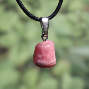 Rhodochrosit Anhänger mit Silberöse, 1A Qualität, einzigartiges rosa Muster, online kaufen bei Steinwelten Graz und Wiener Neustadt