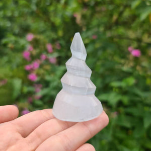 Selenit Spirale von Steinwelten 