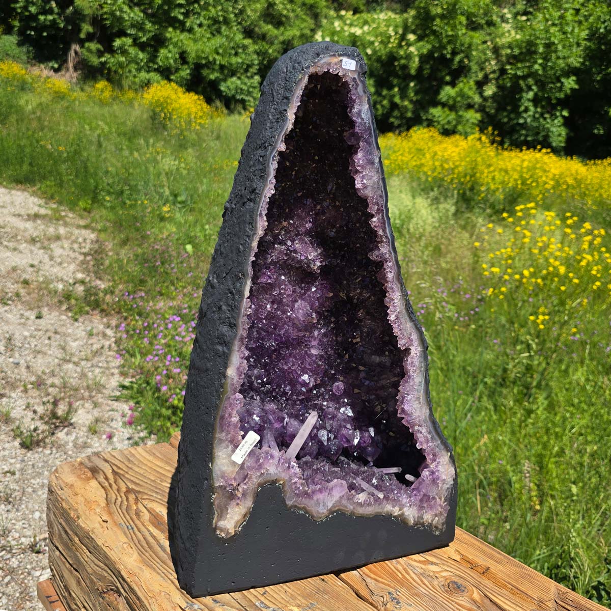 Amethyst Druse – Geode – Harmonie und Entspannung - 52x31x21cm - Nr. 51
