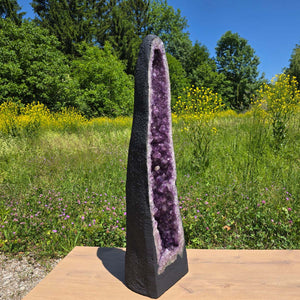 Amethyst Druse – Geode – Harmonie und Entspannung - 110x27x23cm - Nr. 140