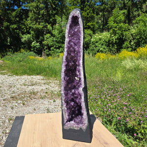 Amethyst Druse – Geode – Harmonie und Entspannung - 110x27x23cm - Nr. 140