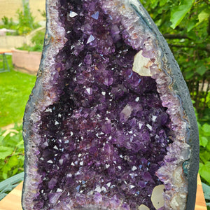 Amethyst-Drus – Geod – Harmonie an Entspanung - 37x25x17cm - Nr. 376