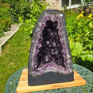 Amethyst Druse – Geode – Harmonie und Entspannung - 39x26x22cm - Nr. 208