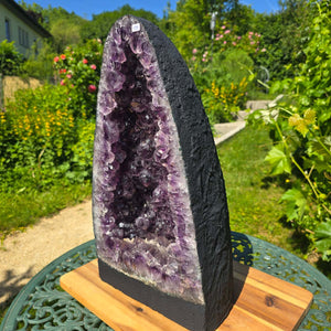 Amethyst Druse – Geode – Harmonie und Entspannung - 44x23x18cm - Nr. 199