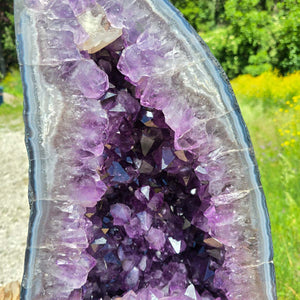 Amethyst Druse – Geode – Harmonie und Entspannung - 49x30x19cm - Nr. 43