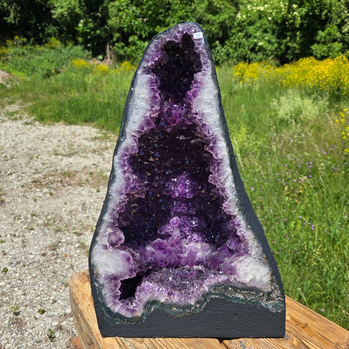 Amethyst Druse – Geode – Harmonie und Entspannung - 52x34x23cm - Nr. 39