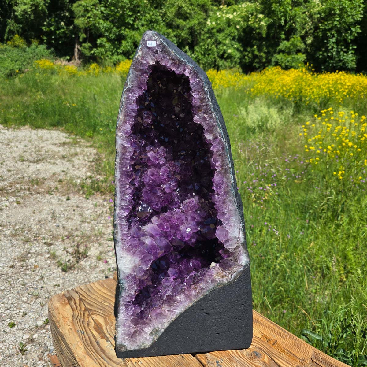 Amethyst Druse – Geode – Harmonie und Entspannung - 56x27x22cm - Nr. 83