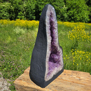 Amethyst Druse – Geode – Harmonie und Entspannung - 68x34x28cm - Nr. 113