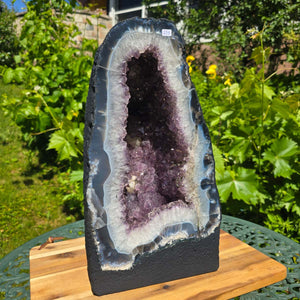 Amethyst Druse – Geode – Harmonie und Entspannung - 37x20x14cm - Nr. 257