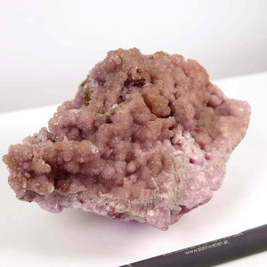 Kobalt Calcit raw stone, natural pink crystal from Morocco, 11x9x7 cm, perfect for mineral collectors, unique piece Nr. 6