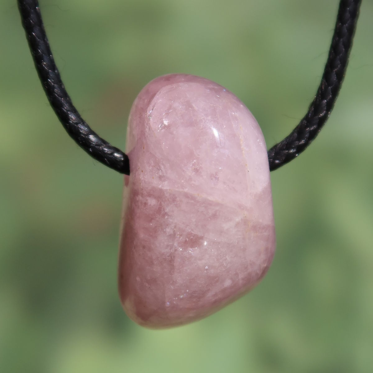 Morganite perfurado - rosa intenso - amor e harmonia - nº 5
