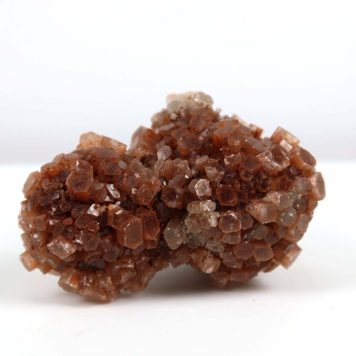 Natürliche rohe Aragonit Kristall Stufe aus Marokko, 7x6 cm, exklusives Sammlerstück, sternförmige Kristallstrukturen, Mineralienliebhaber