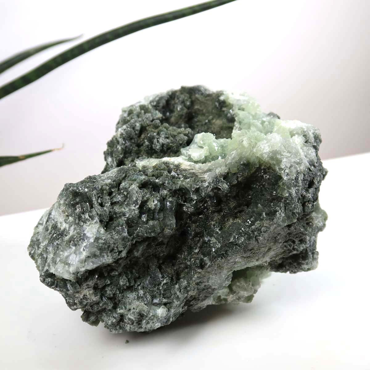 Prehnit 1A Kristall Stufe – aus Marokko 13x8cm - Exklusive Stücke für Sammler und Liebhaber Unikat Nr.37