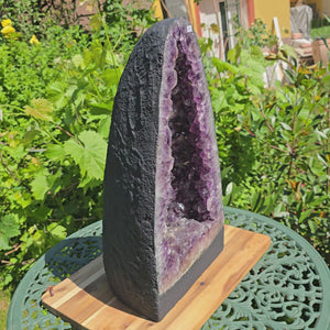Amethyst Druse – Geode – Harmonie und Entspannung - 44x23x18cm - Nr. 199
